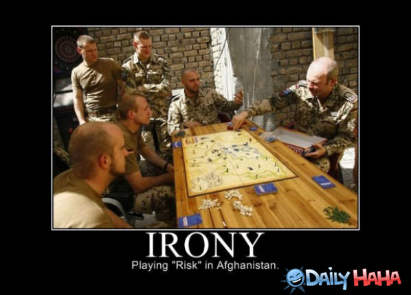 Playing Risk funny picture