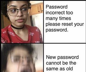 please change your password