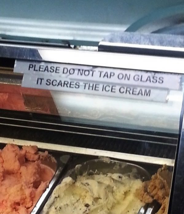 Do Not Tap Glass funny picture