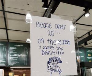 please do not tap ... 2