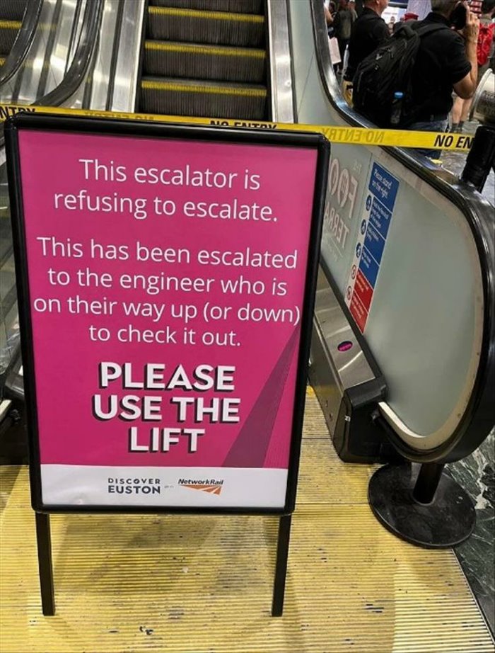 please use the lift