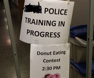 police training funny picture