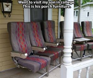 porch furniture funny picture