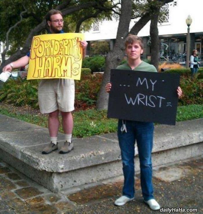 pornography harms funny picture
