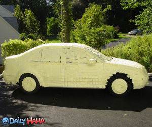 Post it Notes Car