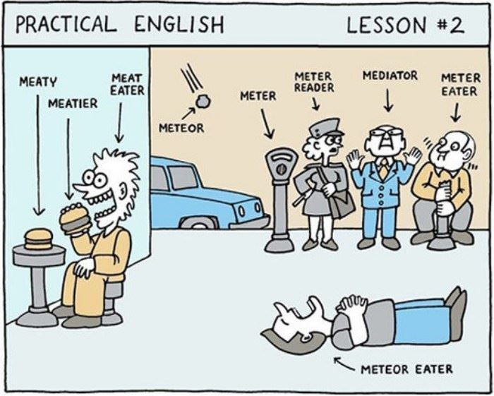 practical english lesson funny picture