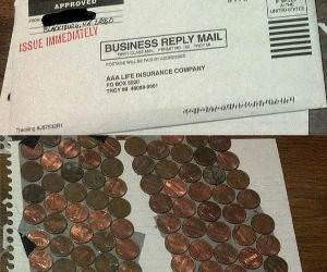 prepaid envelope funny picture