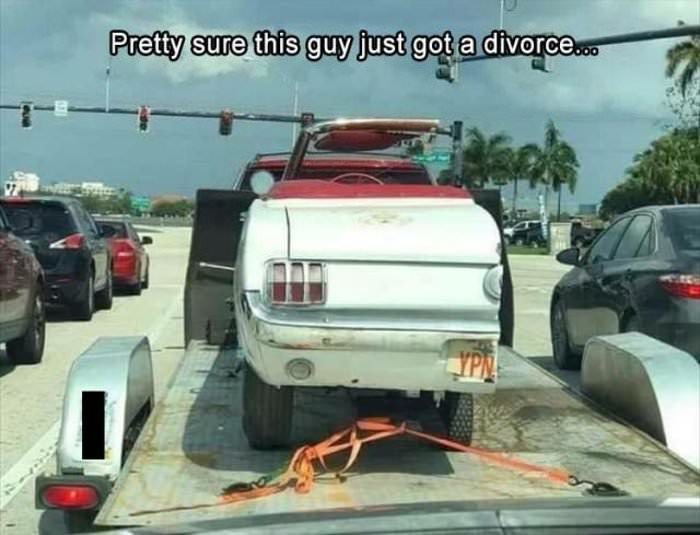 pretty sure he got a divorce