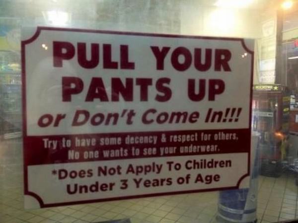 Pull your Pants Up funny picture