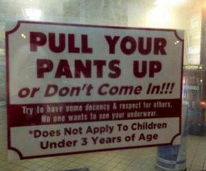 Pull your Pants Up funny picture