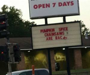 pumpkin spice everything now funny picture