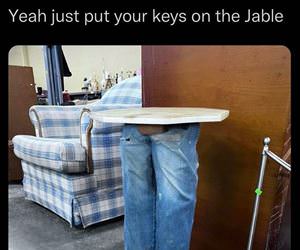 put them on the jable