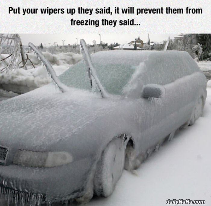 put your wipers up funny picture
