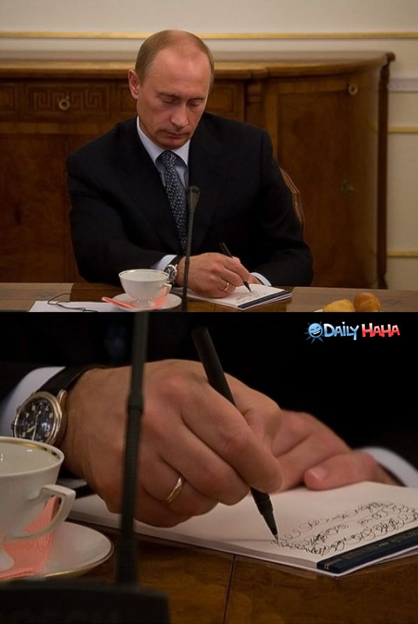 Putin Doodling