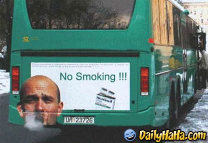 A funny ad against smoking.