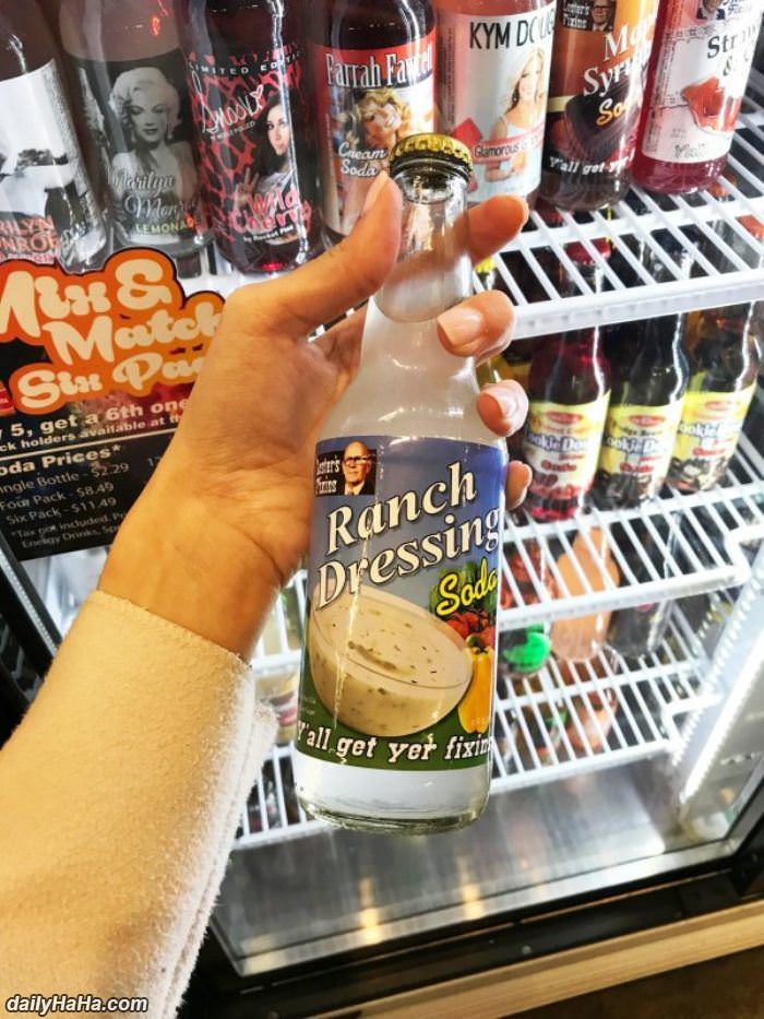ranch dressing soda funny picture