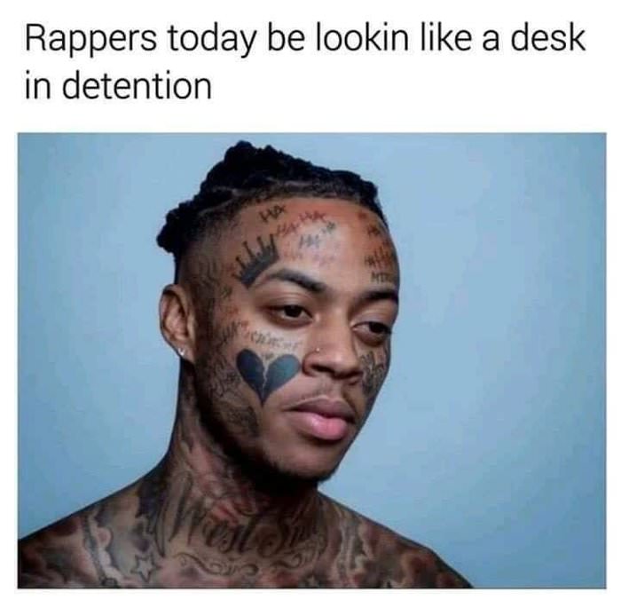 rappers today ... 2