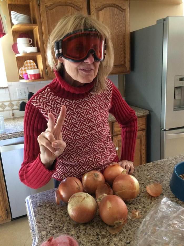 ready to chop onions