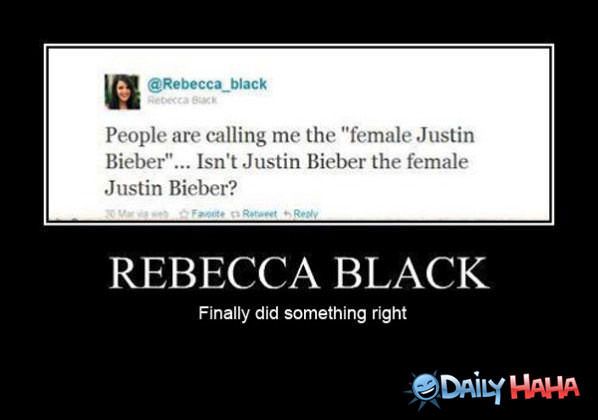 Rebecca Black funny picture