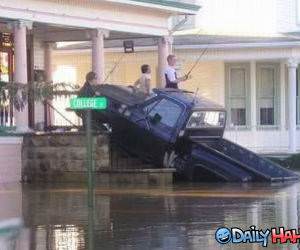 Redneck Fishing funny picture