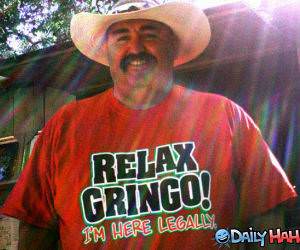 Relax Gringo funny picture