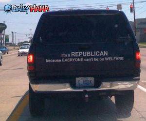 Im a republican sign