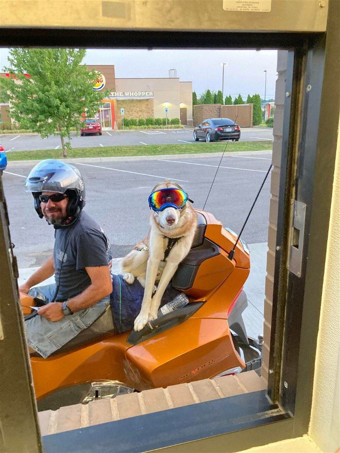 riding with my buddy