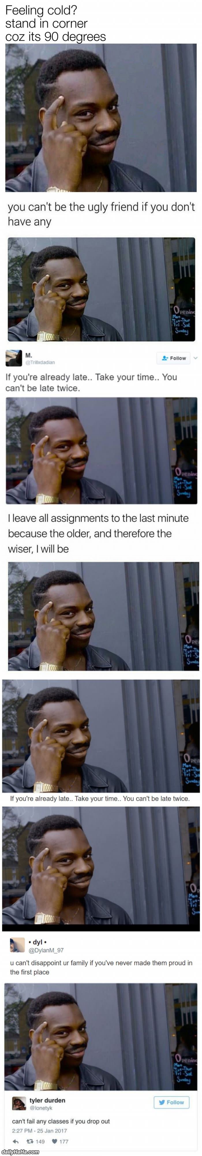 roll safe funny picture