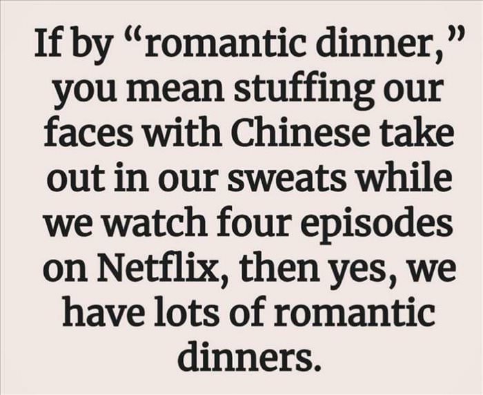 romantic dinners