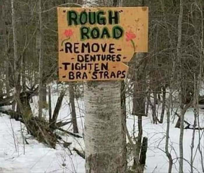 rough road