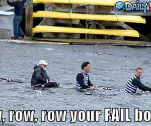 Row Your Failt Boat Funny Picture