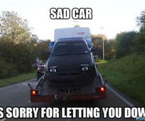 Sad Car funny picture
