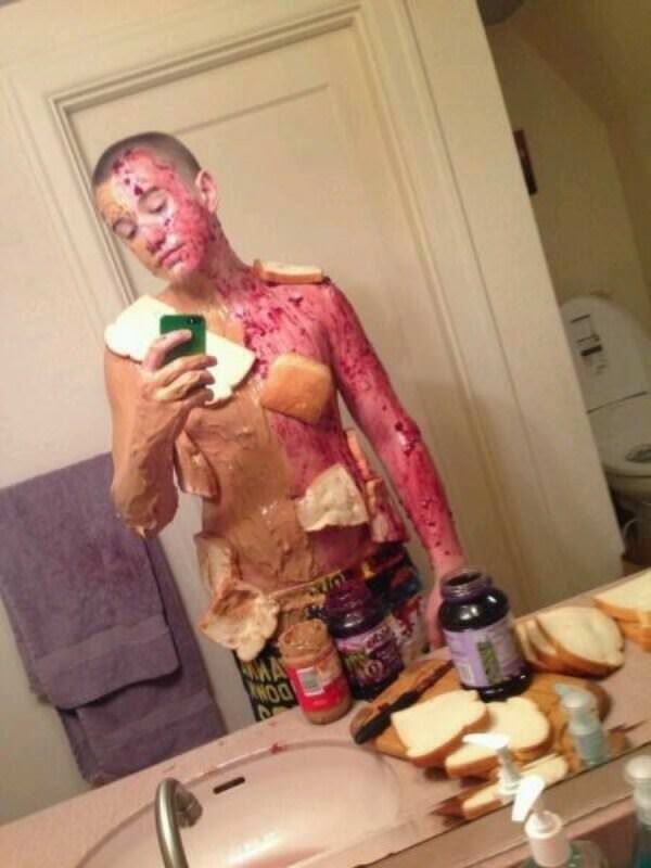 sandwich selfie funny picture