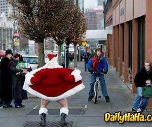 I wonder if hes saying HO HO HO 