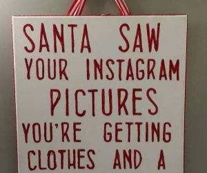 santa saw your funny picture