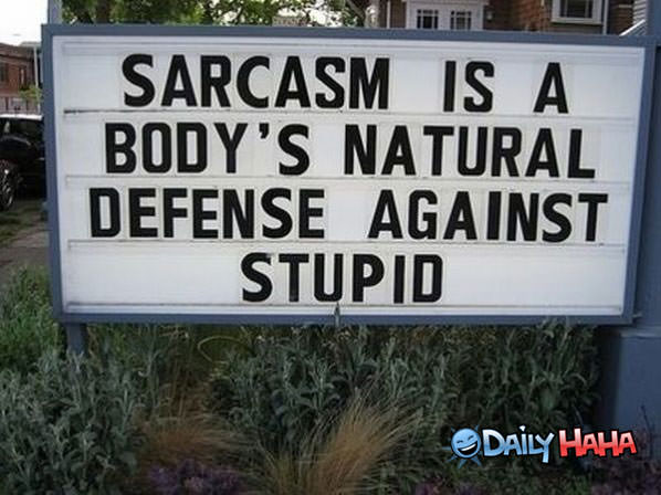 Sarcasm funny picture