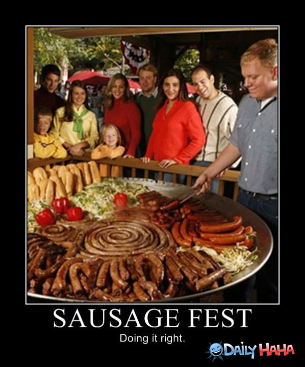 Sausage Fest funny picture