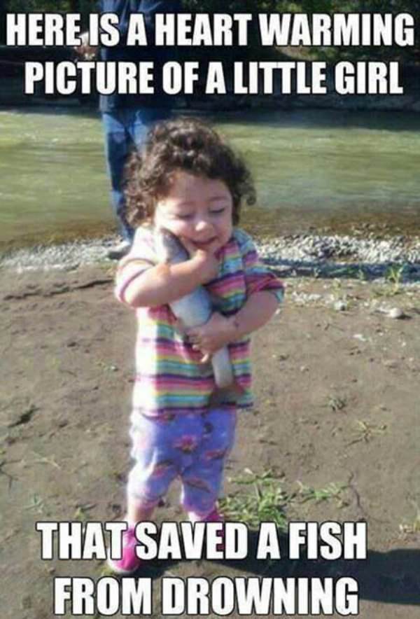 Saved the Fish funny picture