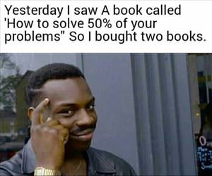 saw a book