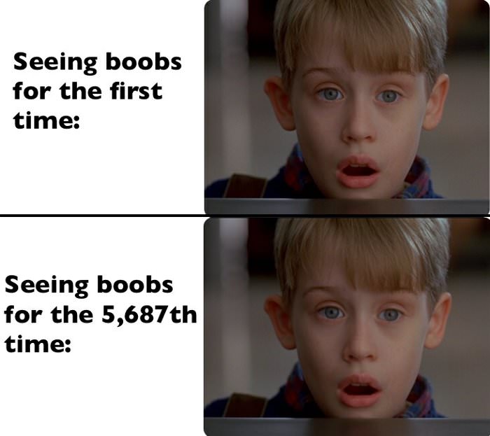 seeing boobs