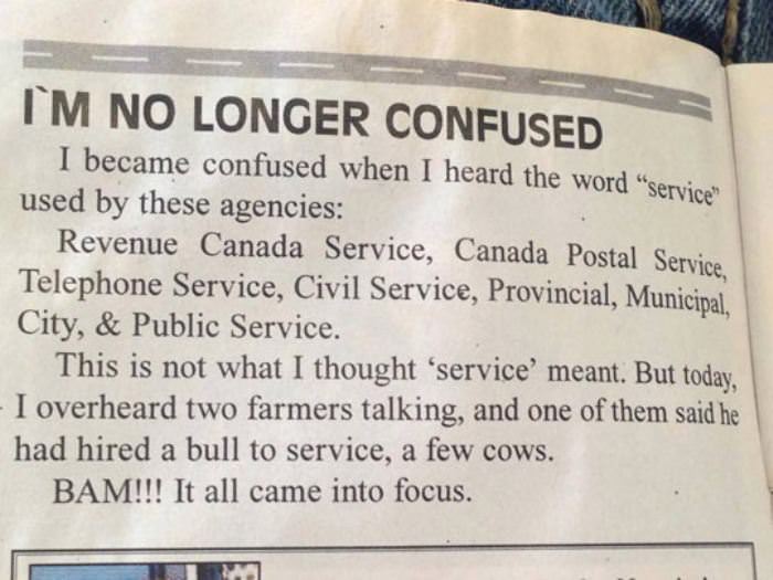 service funny picture