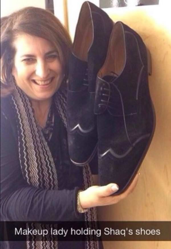 shaqs shoes funny picture