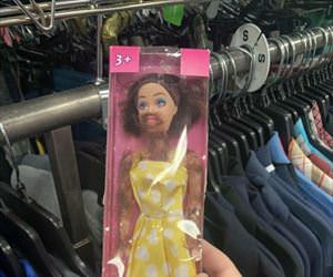 shave and play barbie