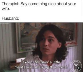 she is pretty normal