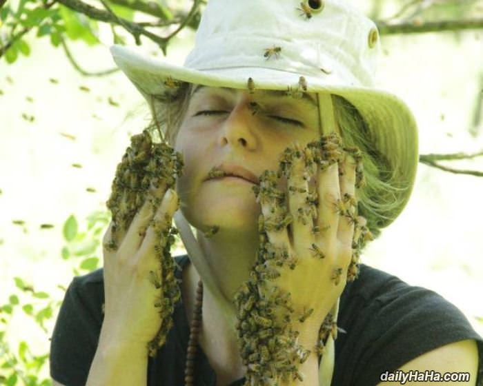 she loves bees funny picture