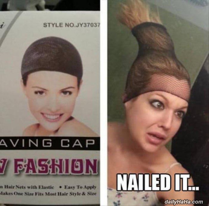 she nailed it funny picture