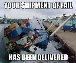 Shipment of Fail Delivered
