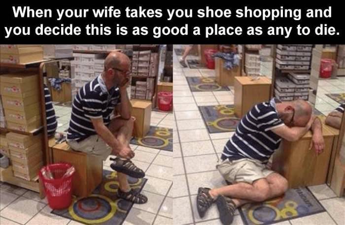 shoe shopping