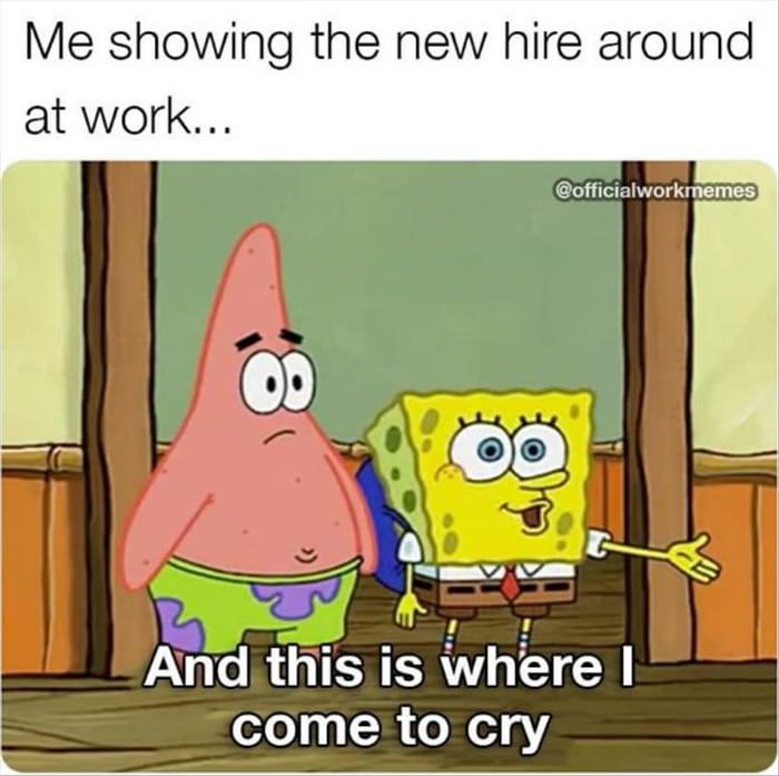 showing off the office