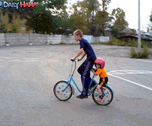 Siblings Bike Ride